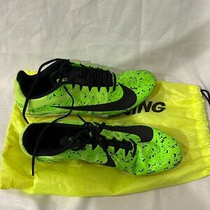 Nike Zoom Rival S 13 Electric Green Track Spikes Unisex Shoes
